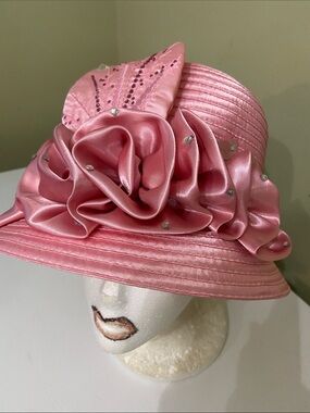 Cute Pink Dress Hat / Church Hat by G M I